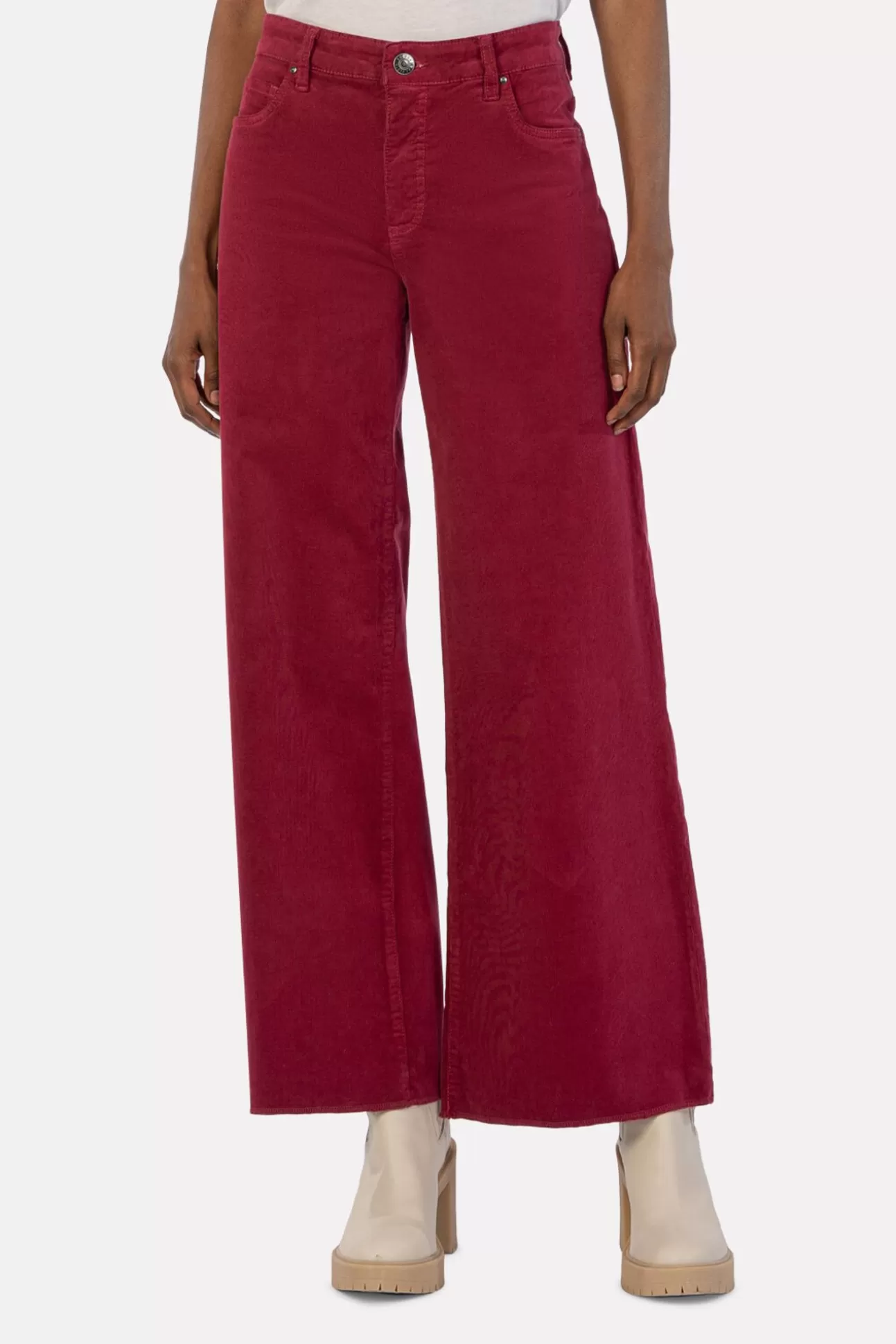Jean Corduroy High Rise Fab Ab Wide Leg^KUT FROM THE KLOTH Sale
