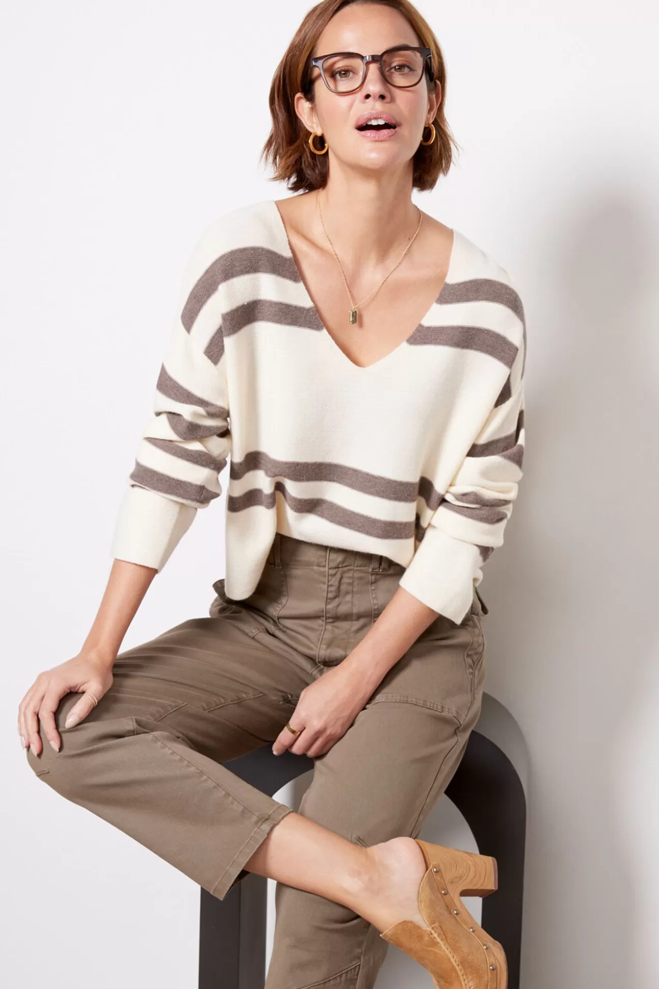 Luca Stripe Sweater^LNA Cheap