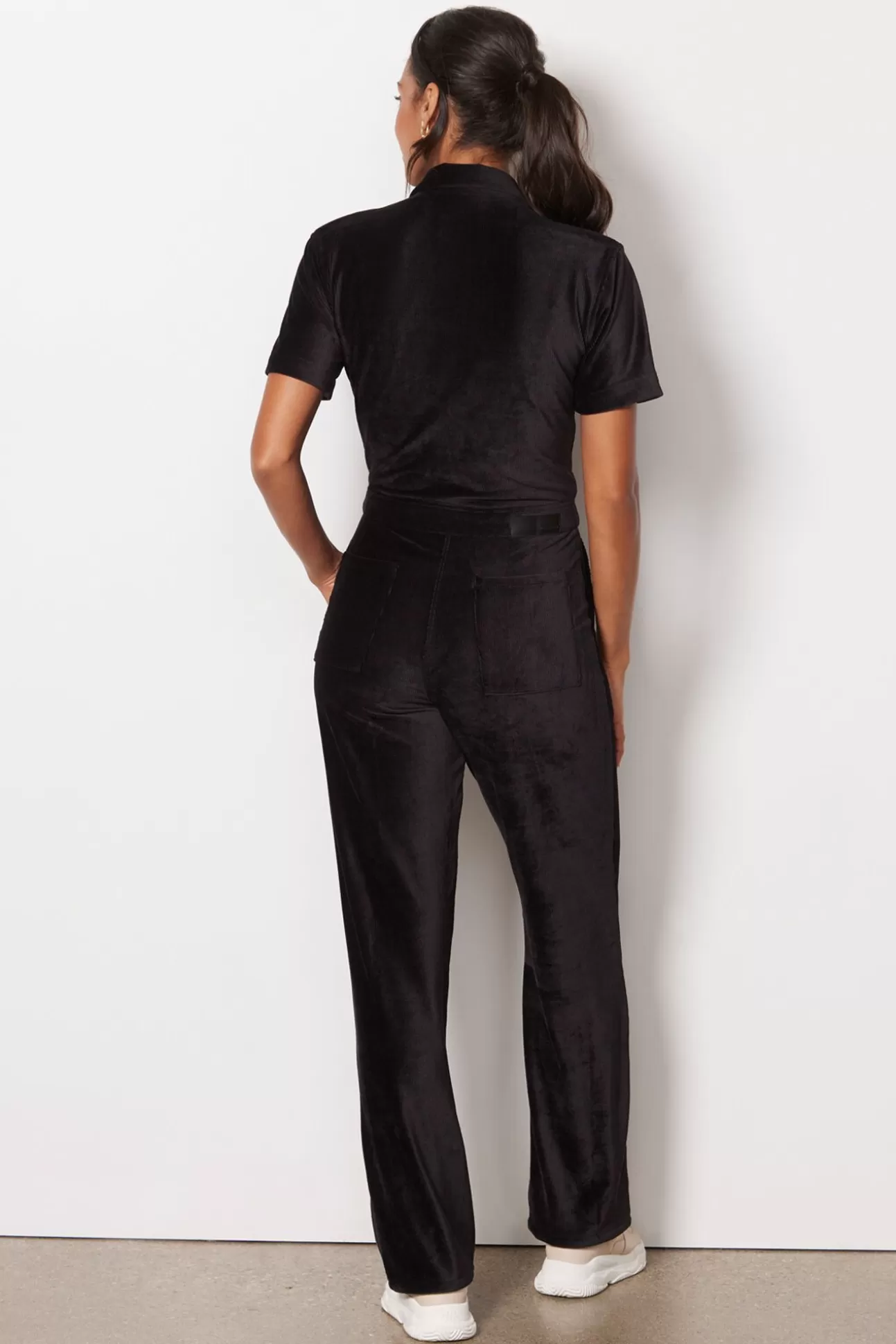 Worker Short Sleeve Knit Cord Jumpsuit^RIVET UTILITY Sale